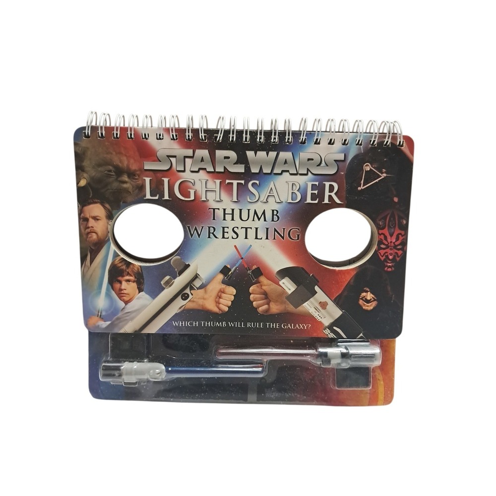 Star Wars Lightsaber Thumb Wrestling Lightsaber Book Kids Games Star‎ Wars NEW